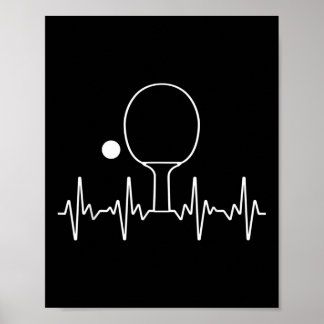 Poster Presente engraçado de Ping Pong para homens e mulh