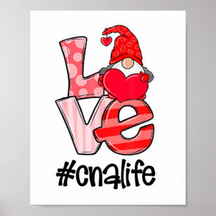 Poster Presente engraçado Gnomies do Amor Cna Life no Dia