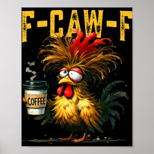 Poster Presente engraçado ideia para trabalho humor galo