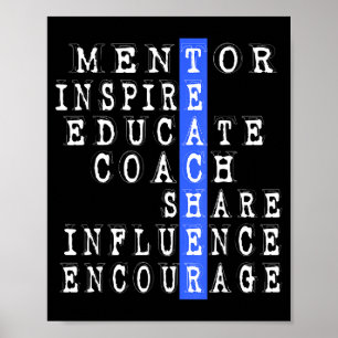 Poster Presente engraçado para professor mentor treinador