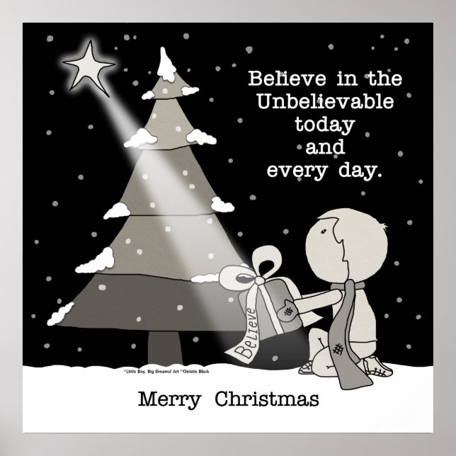 Poster Presente Giver-Feliz Natal (Frente)