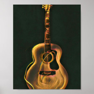 Poster presente guitarrista legal