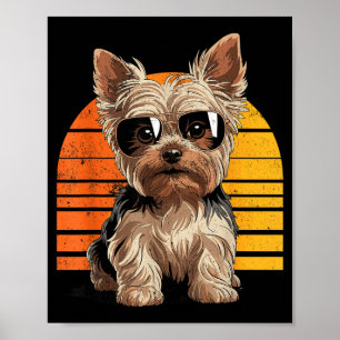 Poster Presente legal legal yorkie mãe pai presente donos