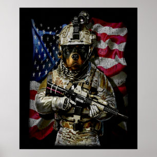 Poster Presente no cão Bebê