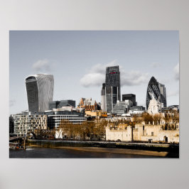Poster Presente no Skyline Panorama de Londres