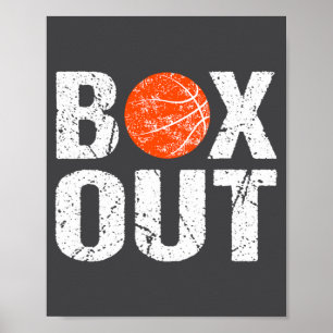 Poster Presente Novidade Frase Treinador de Basquete Box 