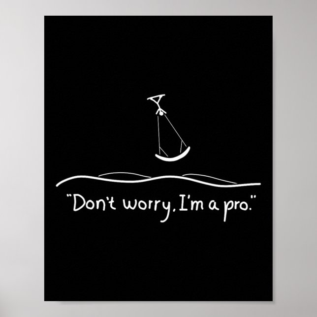 Poster Presente Original de Kite Surf (Frente)