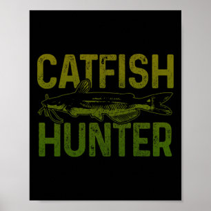 Poster Presente para a pesca de peixes-caçadores