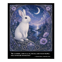 Presente para amantes de coelhos e amantes de livr