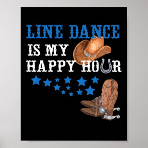 Poster Presente Para Dança De Linha Dançarinos É Minha Fe