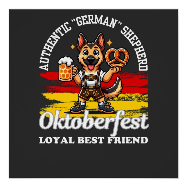 Póster Presente para German shepherd | German shepherd (Frente)