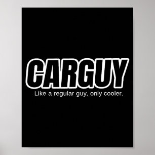 Poster Presente para Homem que Ama Carros - Cara que Ama