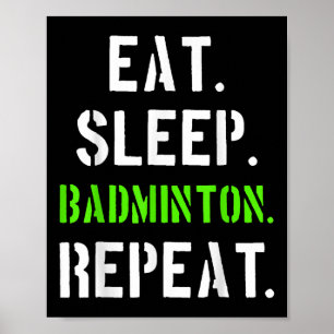 Poster Presente para jogador de badminton