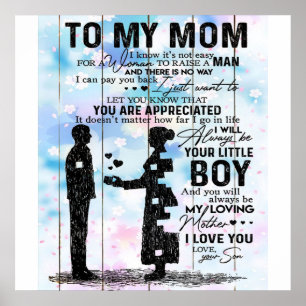 Poster Presente Para Mamãe À Minha Mãe Melhor Presen