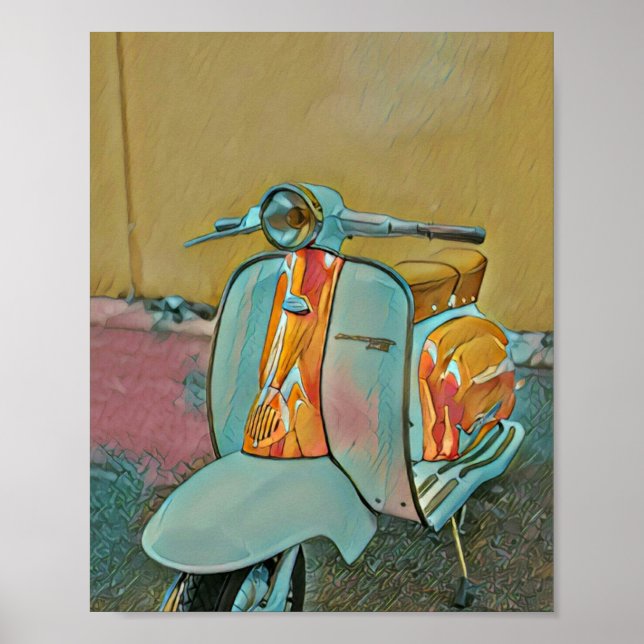 Poster Presente para motociclista (Frente)