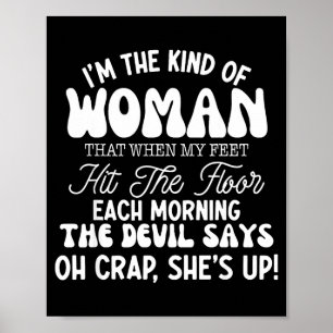 Poster Presente Para Mulheres Citação Motivacional Mulher