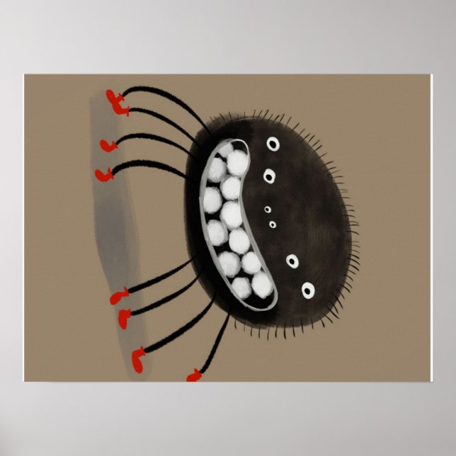 Poster Presente para os aranha | Um Monstro De Aranha Sor (Frente)