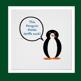 Póster Presente Patrimônio de Conscientização sobre Pingu