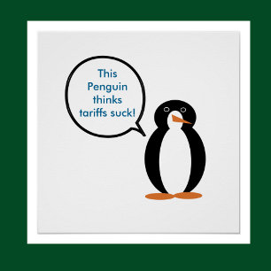 Póster Presente Patrimônio de Conscientização sobre Pingu