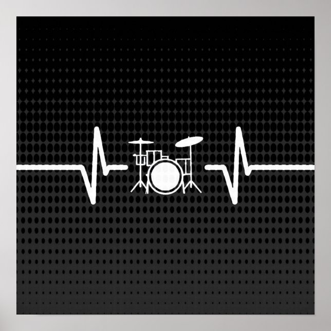 Poster Presente perfeito para aquele Drummer que você con (Frente)