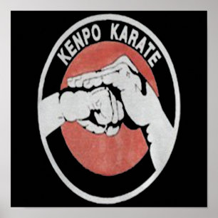 Poster Presente personalizado das artes marciais do Kenpo