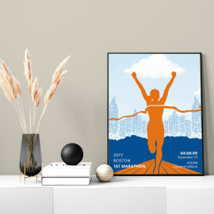 Poster Presente personalizado de 1rua maratona