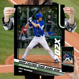 Poster Presente Personalizado para Jogador de Beisebol em