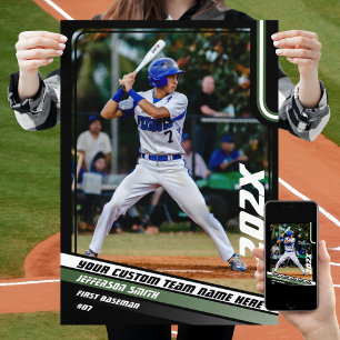 Poster Presente Personalizado para Jogador de Beisebol em