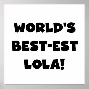 Poster Presente preto e branco do camiseta do Melhor-est 