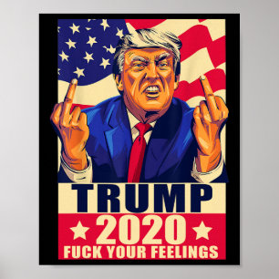 Poster Presente Republicano Dedo do Meio para os Seus Sen