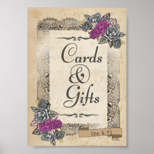 Poster Presente Russo de Casamento e Sinal de Favor