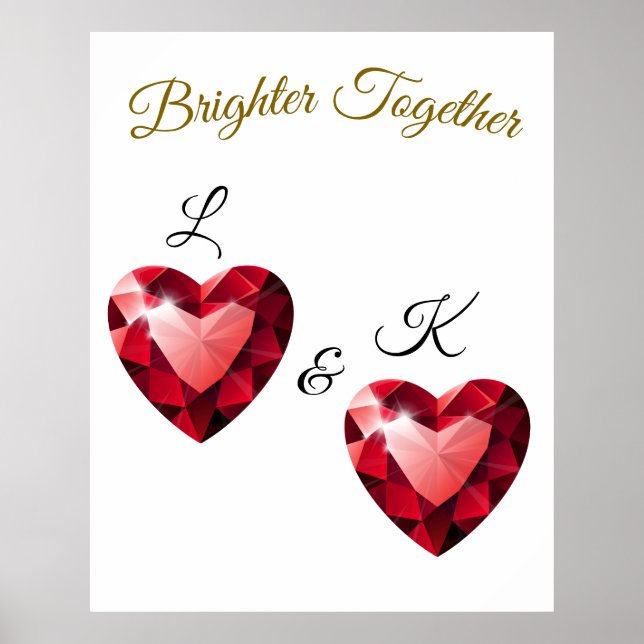 Poster Presente Significativo para ela – Amor Elegante (Frente)