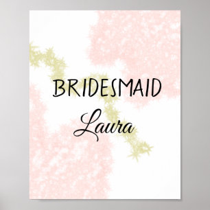 Poster Presente simples minimalista para madrinha de casa