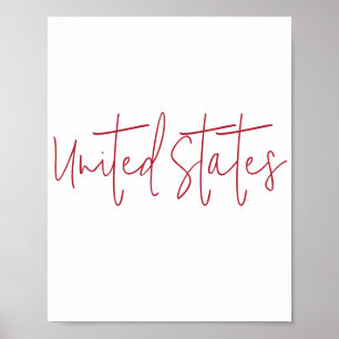 Poster Presente Souvenir dos Estados Unidos da América