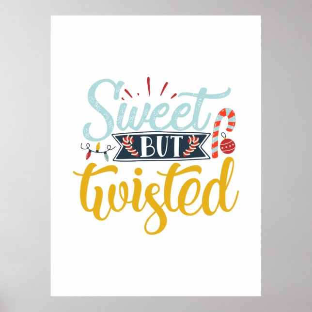 Poster Presente Xmas | Doce Mas Torcido (Frente)