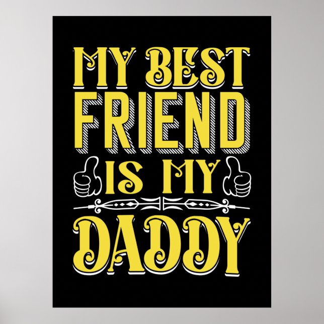 Poster Presente Xmas | Meu Melhor Amigo É Meu Pai (Frente)