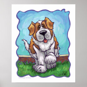 Póster Presentes & acessórios de St Bernard