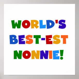 Poster Presentes brilhantes das cores do Melhor-est
