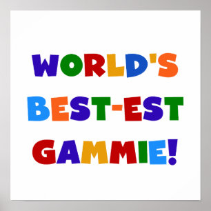 Poster Presentes brilhantes das cores do Melhor-est
