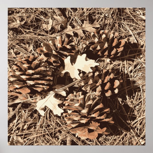 Poster Presentes da Camuflagem de Caça para Caçadores (Frente)