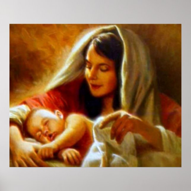 Poster Presentes da cena da natividade para o Natal (Frente)