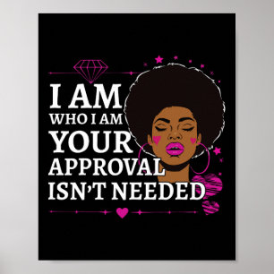 Poster Presentes da Rainha Negra Afro Natural Cacheado Af