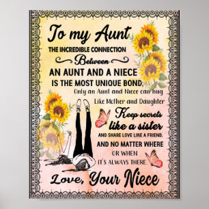 Poster Presentes da tia  Carta À Minha Tia Amor Da sobri