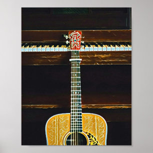 Poster Presentes de amantes de guitarra