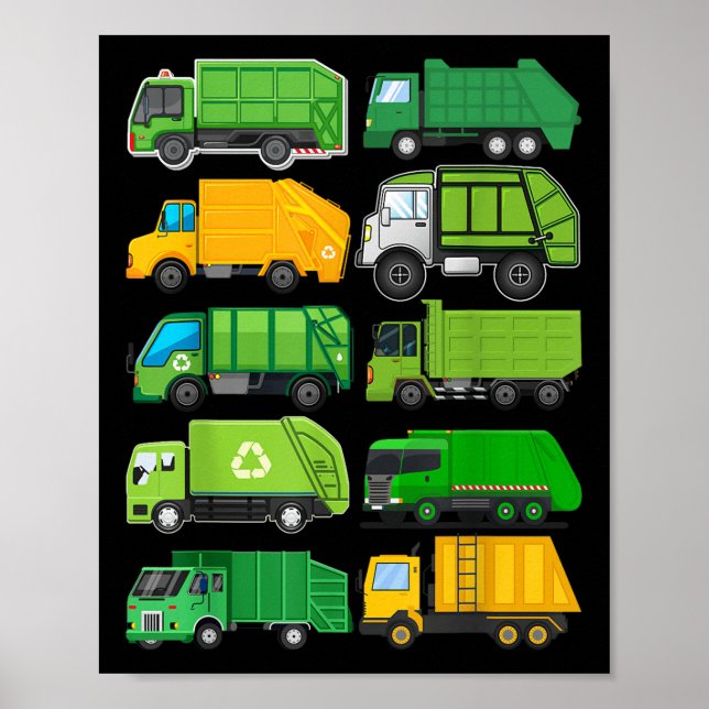 Poster Presentes de Aniversário de criança de Caminhão de (Frente)