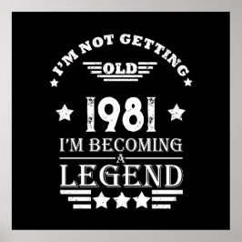 Poster Presentes de aniversário personalizados brancos pr