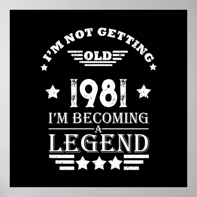 Poster Presentes de aniversário personalizados brancos pr (Frente)