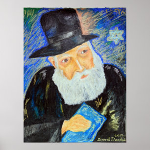POSTER PRESENTES DE ARTE JUDÁICA - MUNDO DE REBBE - VENDI