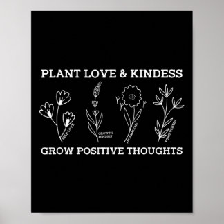 Poster Presentes de Autocuidado Pensamentos Positivos Gen
