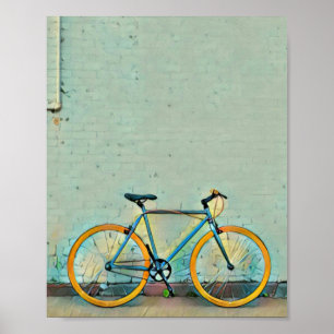 Poster Presentes de bicicleta para ela